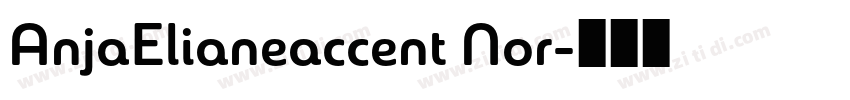 AnjaElianeaccent Nor字体转换